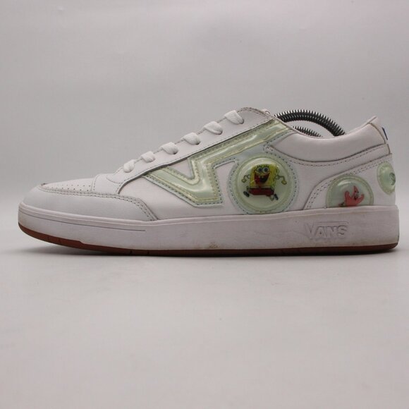 VANS X Lowland CC SpongeBob Bubble Leather Men's Size 12 Casual Sneakers - Picture 3 of 11